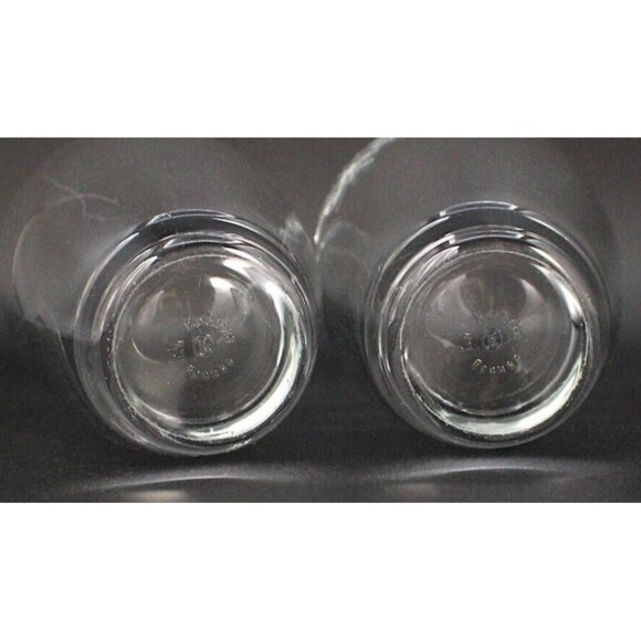 La Rochere France Embossed 3D Sun Accent 14 Oz Tumbler Glasses Set of 2 - Picture 6 of 6